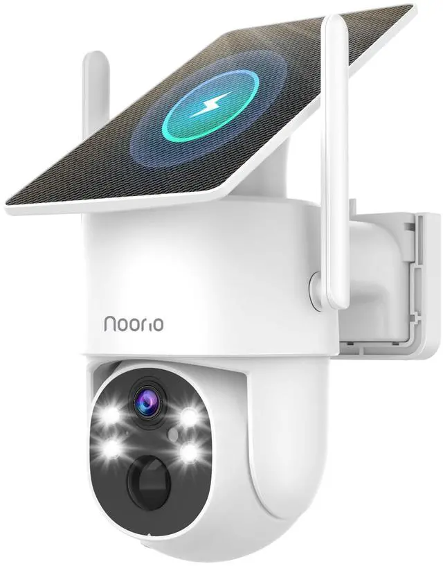 Alt view image 8 of 14 - 2K Solar Security Camera Wireless Outdoor, 360° Pan/Tilt Camera with Dual-Band WiFi 2.4/5G, Fixed Solar Panel, AI Human Detection, Color Night Vision, 4MP, IP65 Weatherproof, 2-Way Audio