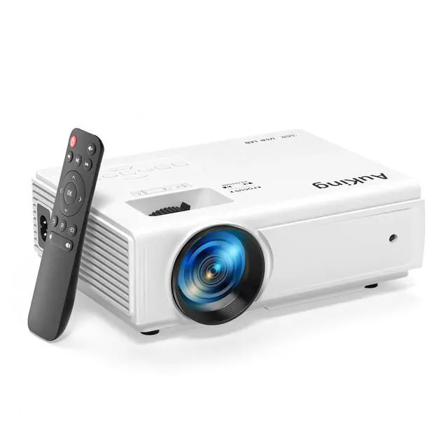 Alt view image 8 of 14 - Projector, 2026 Upgraded Mini Projector, Full HD 1080P Home Theater Video Projector, Compatible with HDMI/USB/AV/Smartphone/TV Box/Laptop