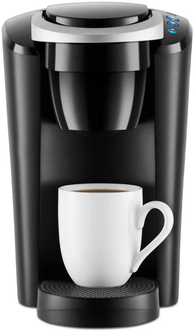 Alt view image 8 of 15 - K-Compact Single-Serve K-Cup Pod Coffee Maker, with 3 Brew Sizes, Smart Start Feature, 36oz Removable Reservoir, Black
