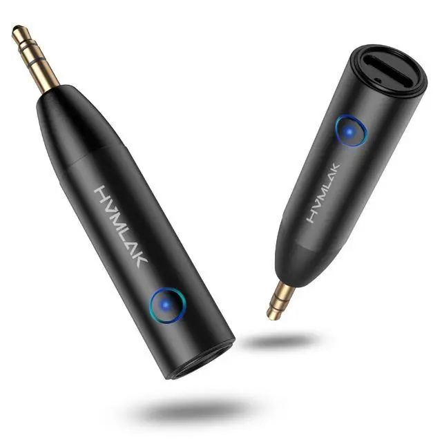 Alt view image 7 of 12 - Bluetooth 5.4 Car Aux Adapter with Enhanced Microphone, 3.5mm Jack for Car Home Stereo, USB-C Charging, Sturdy Case, 1 Piece