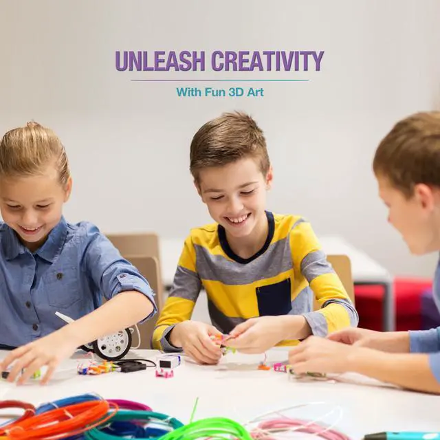 Alt view image 13 of 13 - 3D Pen Print Filament - 20 Bundle PLA Refills for 3D Printing - Ideal for Art, Crafts, Doodler to Create - is Great Birthday and Christmas Gifts for Kids