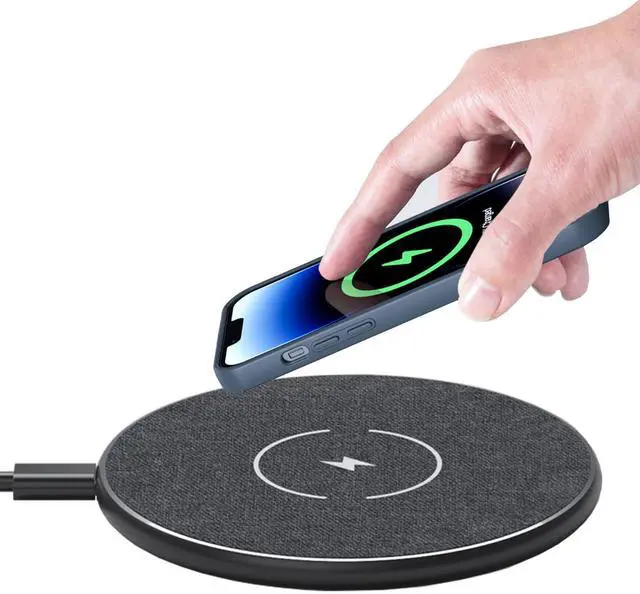 Alt view image 8 of 14 - Wireless Charger 30W, 30W Fast Wireless Charging Pad For iPhone 15 14 13 12 11 X 8, Samsung Wireless Charger For Galaxy S24/S23/S22/S21/S20/S10/S9/S8/Note20/10/9/8, Air Pods/Galaxy Buds, Pixel/LG G8 7