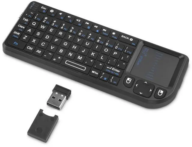 Alt view image 8 of 14 - Mini Keyboard with Touchpad,Bluetooth Keyboard Backlit,Handheld Wireless Keyboard for Smart TV,Android TV Box,Fire TV Stick,HTPC,Projector,PC,Smartphone,Office,Home
