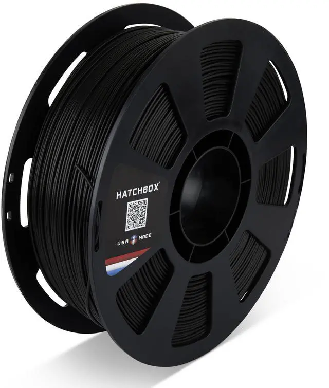 Alt view image 7 of 12 - V2 Black 3D Printer Filament Made in The USA, 1.75mm Diameter 1 KG Spool, Premium USA Made 3D Printing Filament