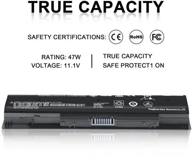 Alt view image 12 of 14 - P106 PI06 PI09 P109 710416-001 710417-001 Notebook Battery Compatible with HP Envy,Envy TouchSmart,Pavilion,Pavilion TouchSmart 14 15 17 Series Laptop Battery Hstnn-Lb4N Hstnn-Lb40 Hstnn-Yb4N