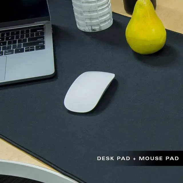 Alt view image 13 of 14 - Brand XL Gaming Mouse Pad | Corner Desk Stitched Edges Extended Mousepad | Non-Slip Water Resistant Keyboard Mat | Deskpad for Gamer, Home & Office 36.22" x 15.74in | L Shape (Black)