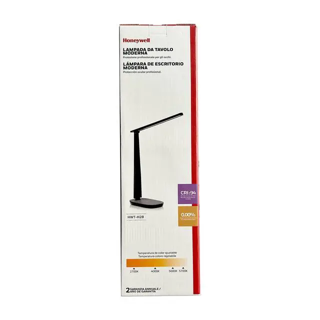Alt view image 14 of 14 - LED Desk Lamp for Home Office, Eye-Caring Light with 4 Color Modes & Touch Control, USB A+C Charging Ports, Adjustable Rotating Head with Timer for Reading, Bedroom & Small Desks