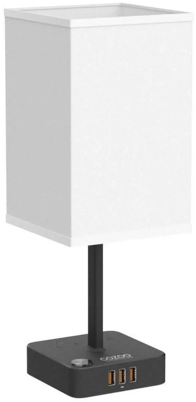 Alt view image 11 of 14 - Bluetooth/WiFi RGB & USB Bedside Table Lamp with 3 USB Charging Ports and 2 Outlets Power Strip, LED Light Bulb Dimmable, Music Sync RGB Color Changing Light for Party Home/Bedroom/Living Room