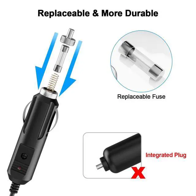 Alt view image 10 of 14 - Car Charge Replacement for HP Laptop Car Charger 90W Compatible with HP 15 17 Spectre Pavilion Envy EliteBook X360 Touchsmart 15 13 M6 Stream 11 13 14 Chromebook 11 G4 G5 EE Vehicle Charger