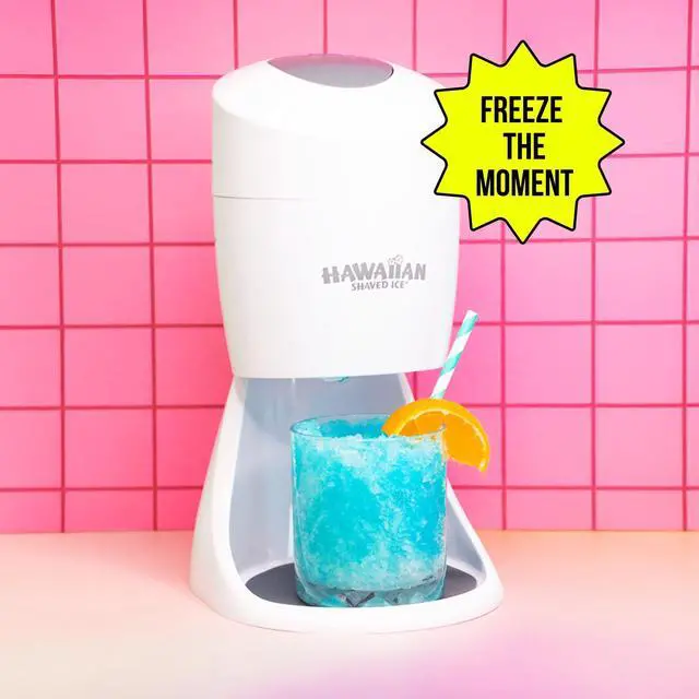 Alt view image 12 of 14 - S900A Snow Cone and Shaved Ice Machine with 2 Reusable Plastic Ice Mold Cups, Non-slip Mat, Instruction Manual, 1-year Manufacturers Warranty, 120V, White