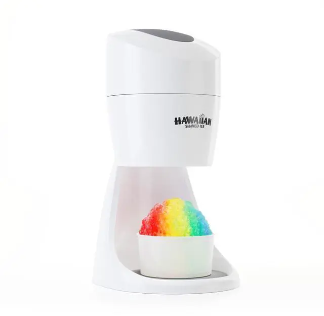 Alt view image 8 of 14 - S900A Snow Cone and Shaved Ice Machine with 2 Reusable Plastic Ice Mold Cups, Non-slip Mat, Instruction Manual, 1-year Manufacturers Warranty, 120V, White