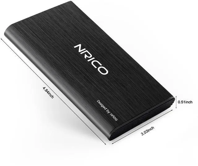 Alt view image 8 of 16 - Ultra Slim 750GB Portable External Hard Drive USB3.0 HDD Storage Compatible for PC, Desktop, Laptop,Mac,PS4, Xbox one (Black, 750, GB)