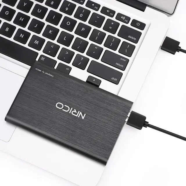 Alt view image 9 of 16 - Ultra Slim 750GB Portable External Hard Drive USB3.0 HDD Storage Compatible for PC, Desktop, Laptop,Mac,PS4, Xbox one (Black, 750, GB)
