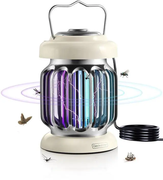 Alt view image 8 of 14 - Waterproof Switch Bug Zapper Outdoor Bug Zapper Indoor Mosquito Repellent Outdoor Patio Mosquito Zapper Electric Fly Zapper Fruit Fly Trap for Indoors Killer