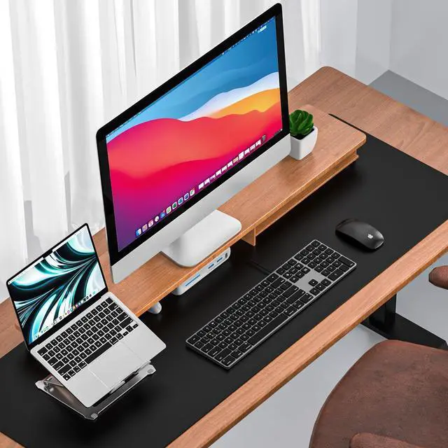 Alt view image 14 of 14 - Ultra Slim Bluetooth Keyboard for Mac, Full Size Wireless Keyboard with Numeric Keypad, Rechargeable Quiet Scissor Switch Keyboard Compatible with MacBook/iPad/iPhone/Mac OS