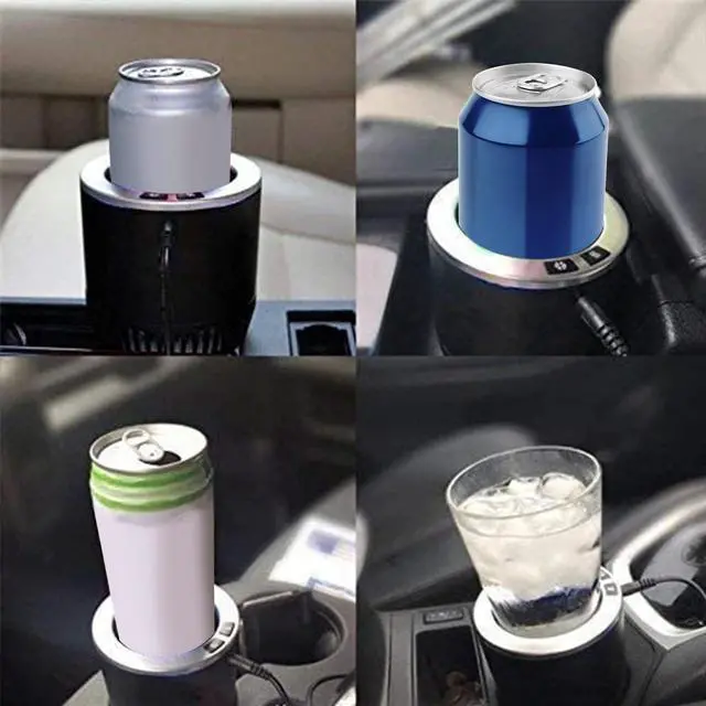 Alt view image 14 of 14 - Premium 2-in-1 Car Cup Heating Cooling Smart Car Cup Mug Warmer Cooler Holiday Seasonal Present,Perfect Car Holder Gift for Commuter/Traveler/Road Tripper/Recreation (Black and Sliver)