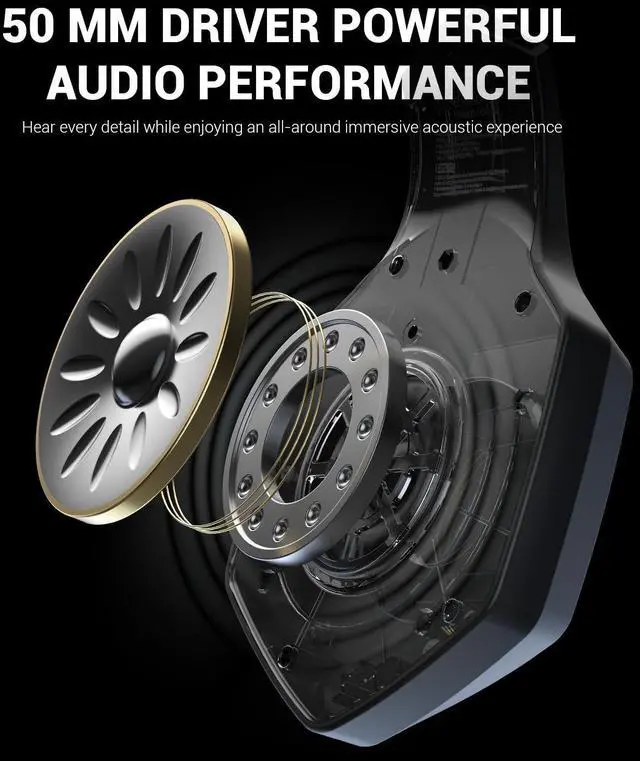 Alt view image 13 of 14 - E1000 USB Gaming Headset for PC, Computer Headphones with Microphone/Mic Noise Cancelling, 7.1 Surround Sound, RGB Light - Wired Headphones for PS4, PS5 Console, Laptop, Call Center