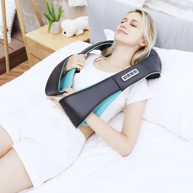 Alt view image 10 of 12 - Shiatsu Back Shoulder and Neck Massager with Heat, Electric Deep Tissue 4D Kneading Massage, Best Gifts for Women Men Mom Dad, Fathers Day, Mothers Day, Christmas Gifts
