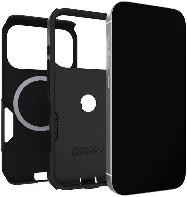 Alt view image 10 of 12 - iPhone 17 Pro Commuter Series Case - Black - Thin & Protective iPhone Case