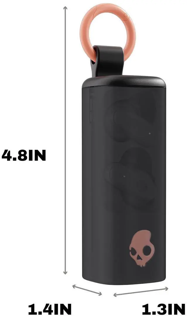 Alt view image 9 of 12 - Dime Evo Wireless Earbuds, Bluetooth Headphones, Noise Isolating Fit, Up to 36 Hours Battery, Microphone for iPhone Android, Easy Carry with Clip-Anywhere Case - True Black