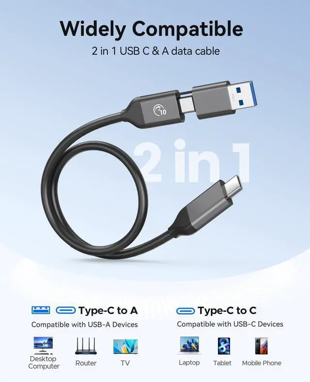 Alt view image 11 of 14 - Portable SSD 256 GB with 2 in 1 USB C Cable, External Solid State Drives, Up to 460MB/s, Status Indicator, Reliable Storage for USB-C Smartphone, Tablet, PC - B5PLUS