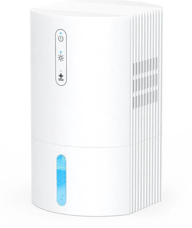Alt view image 7 of 12 - Dehumidifiers for Home, 35oz Dehumidifier for Bathroom with Auto Shut-off Auto Defrost, Whisper Quiet Dehumidifier for Bedroom Office RV Closet Wardrobe (White)