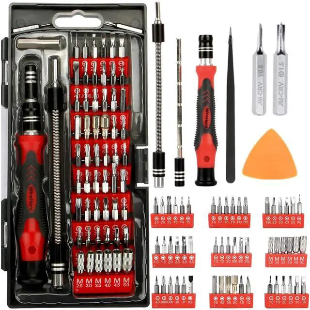 Alt view image 8 of 14 - 62 in 1 Precision Screwdriver Set Magnetic Repair Tool Kit with Triwing Y00 Torx T5 T6 Gifts for Men Electronics Laptop Macbook PC RC PS5 iPhone Jewelers XBOX Glasses