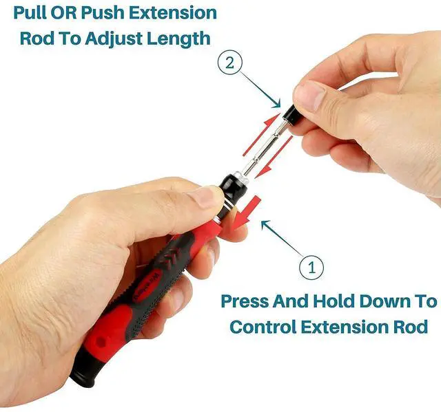 Alt view image 9 of 14 - 62 in 1 Precision Screwdriver Set Magnetic Repair Tool Kit with Triwing Y00 Torx T5 T6 Gifts for Men Electronics Laptop Macbook PC RC PS5 iPhone Jewelers XBOX Glasses