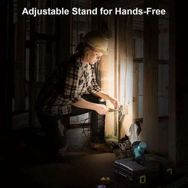 Alt view image 11 of 14 - Rechargeable Spotlight, Super Bright 1000,000 High Lumen LED IP67 Waterproof Handheld Spotlight Long Lasting Large Flashlight Searchlight with Detachable Red Light Filter