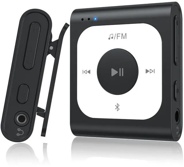 Alt view image 8 of 14 - 64GB Clip MP3 Player with Bluetooth, A53PL Portable Music Player with FM Radio, Shuffle, No Phone Needed, for Sports(Black)