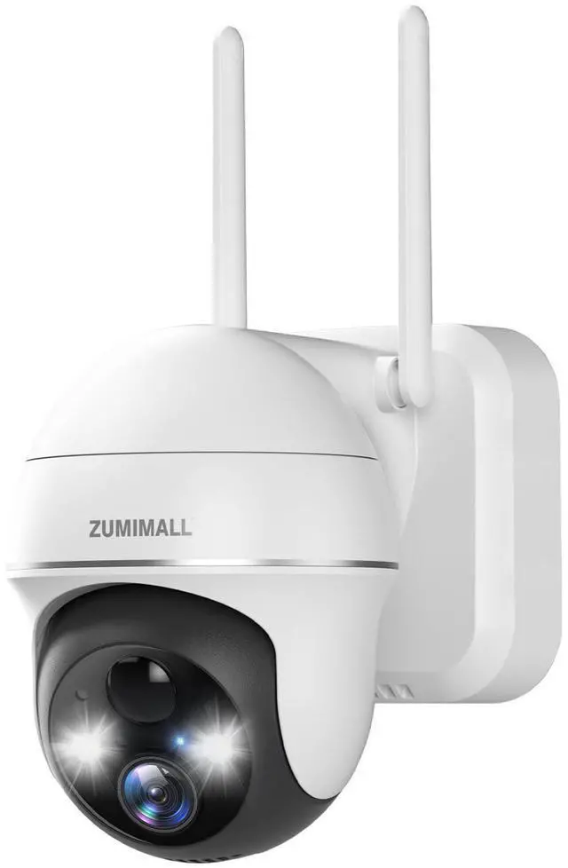 Alt view image 8 of 14 - 2K Security Cameras Wireless Outdoor, Battery Powered Cameras for Home Security with 360° View, Color Night Vision, 2-Way Talk, AI Motion Alert, Siren, CloudEdge App Supported