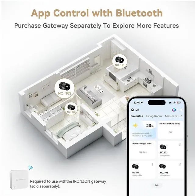 Alt view image 14 of 14 - Fingerprint Door Knob for Bedroom - 291Y 4-in-1 Keyless Bedroom Door Knob Smart Lock with App, One-tap Privacy Mode Setup, Auto-Lock Easy to Install - Matte Black