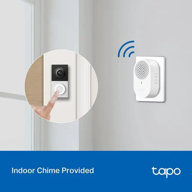 Alt view image 7 of 8 - 2K Wired Smart Video Doorbell - 180 Ultra-Wide Field of View, Person/Vehicle/Package Detection, 2-Way Audio, Color Night Vision, Subscription-Free Local Storage or Optional Cloud, D130