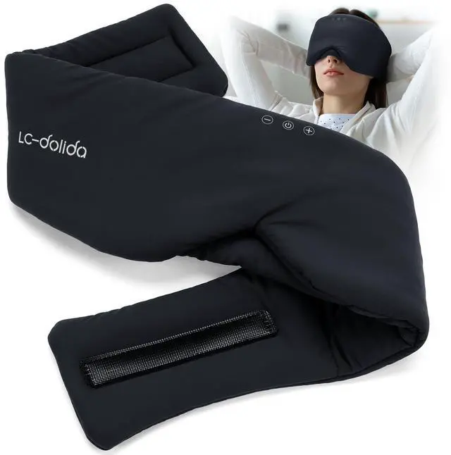 Alt view image 7 of 12 - Luxury Bluetooth 5.4 Sleep Mask for Adults - Ice Fiber Cooling & HD Sound, 100% Light Blocking Adjustable Eye Cover for Travel & Side Sleepers - Soft Sleep Headphones with 10H Playtime