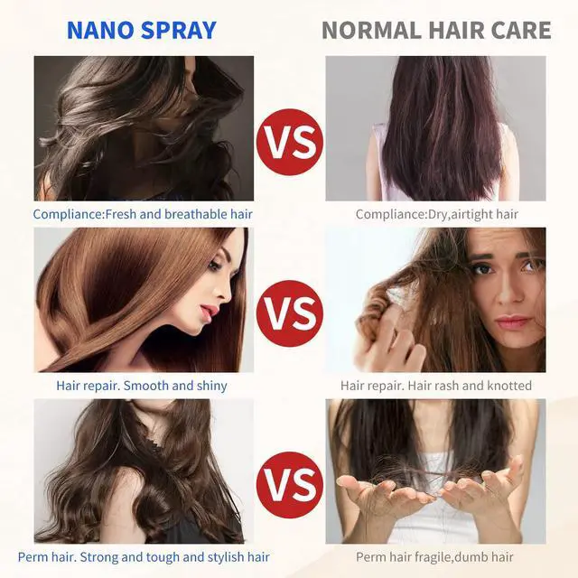 Alt view image 10 of 12 - Portable Nano Steam Gun Hair Care Sprayer Micro Mist Machine Spray Gun Facial Steamer