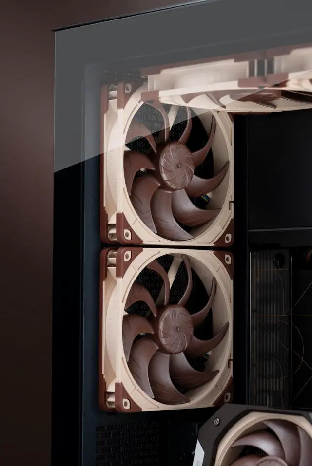 Alt view image 14 of 14 - NF-A14x25 G2 PWM, Premium-Quality Quiet 140mm PC Fan, 4-pin (Brown)