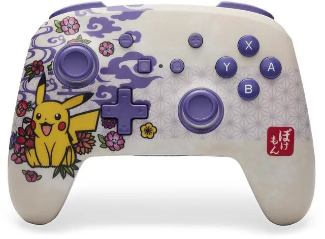 Alt view image 8 of 14 - Enhanced Wireless Controller for Nintendo Switch/Switch 2 / Switch Lite/OLED Model - Pokémon Blossom - Gamepad, game controller, Officially Licensed