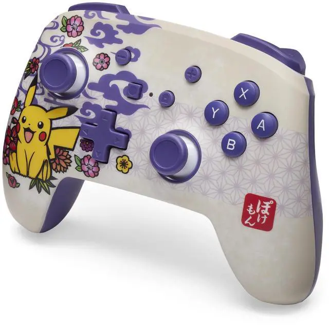 Alt view image 12 of 14 - Enhanced Wireless Controller for Nintendo Switch/Switch 2 / Switch Lite/OLED Model - Pokémon Blossom - Gamepad, game controller, Officially Licensed