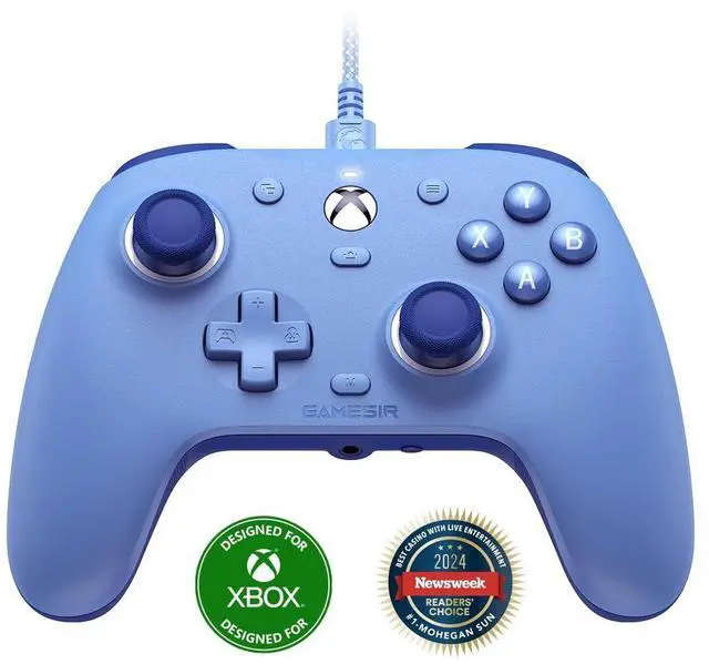 Alt view image 8 of 14 - G7 SE Wired Controller for Xbox Series X|S, Xbox One & Windows 10/11, Plug and Play Gaming Gamepad with Hall Effect Joysticks/Hall Trigger, 3.5mm Audio Jack (Blue)