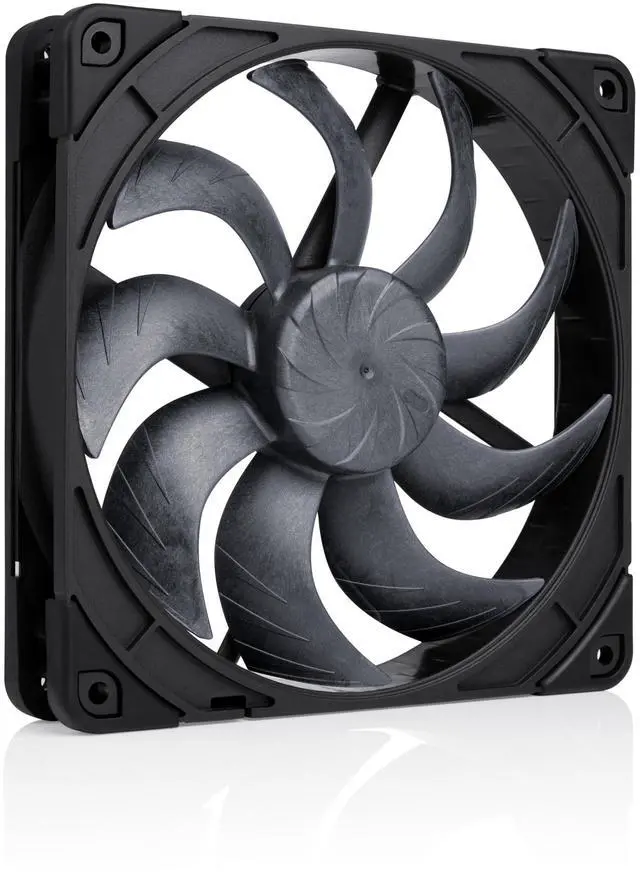 Alt view image 8 of 14 - NF-A14x25 G2 PWM chromax.Black, Premium-Quality Quiet 140mm PC Fan (Black)