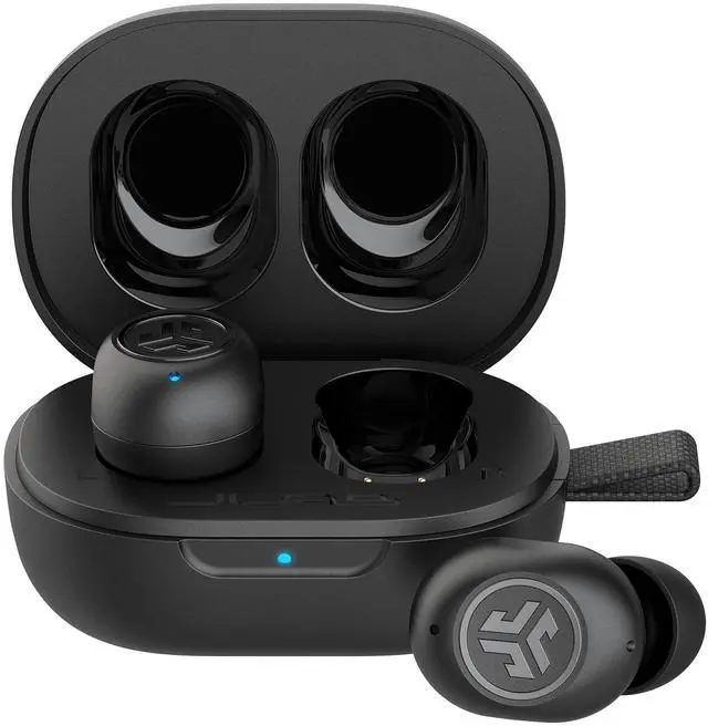 Alt view image 7 of 12 - JBuds Mini True Wireless Bluetooth Earbuds + Charging Case, Charcoal Black, IP55 Sweat and Dust Proof, Bluetooth Multipoint, Be Aware Audio, 3 EQ Sound Settings, Crystal Clear Calls