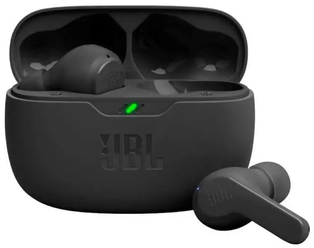 Alt view image 7 of 12 - Vibe Beam - True Wireless JBL Deep Bass Sound Earbuds, Bluetooth 5.2, Water & Dust Resistant, Hands-Free Call with VoiceAware, Up to 32 Hours of Battery Life (Black)