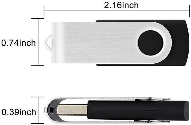 Alt view image 13 of 14 - 16GB Flash Drive 10 Pack USB Flash Drive 16 gb Thumb Drive Memory Stick Zip Drive USB 2.0, 5 Colors (Black, Blue, Green, White, Red)