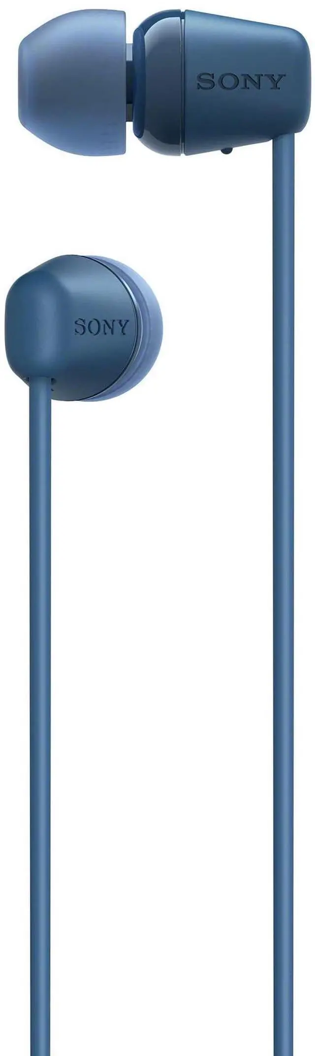 Alt view image 6 of 8 - WI-C100 Wireless in-Ear Bluetooth Headphones with Built-in Microphone, Blue