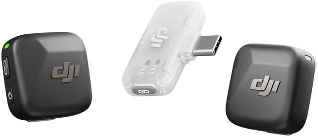 Alt view image 8 of 14 - Mic Mini (2 TX + 1 Mobile RX), Wireless Lavalier Microphone for iPhone 17/16/15 & Android/PC/Tablet, Plug-and-Play, 300m Transmission, Ultralight, Active Noise Cancelling, YouTube, Vlog, Streaming
