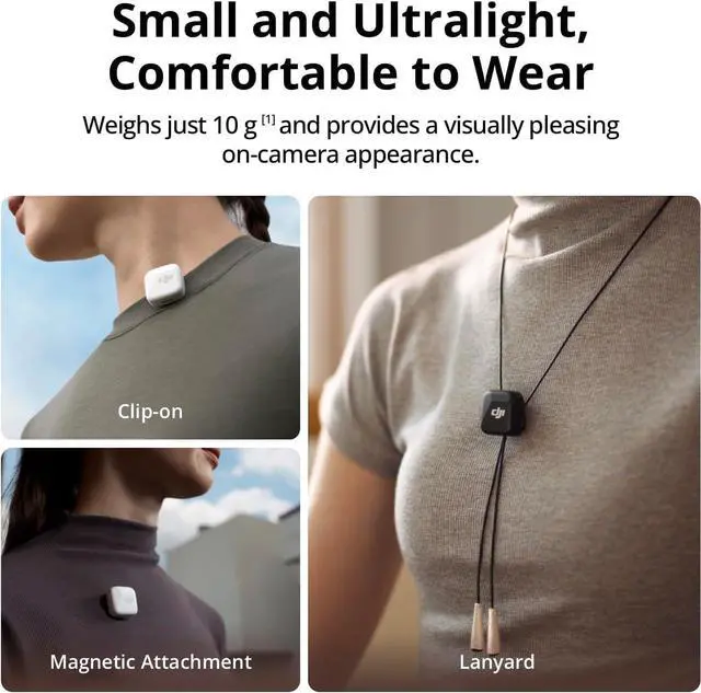 Alt view image 9 of 14 - Mic Mini (2 TX + 1 Mobile RX), Wireless Lavalier Microphone for iPhone 17/16/15 & Android/PC/Tablet, Plug-and-Play, 300m Transmission, Ultralight, Active Noise Cancelling, YouTube, Vlog, Streaming