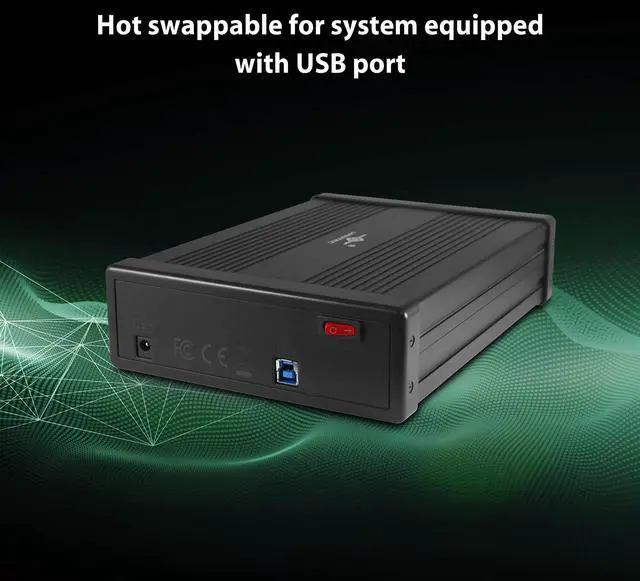 Alt view image 12 of 14 - NexStar DX2 USB 3.0 External Enclosure, Design for 5.25" Blu-Ray/CD/DVD SATA Drive, 2nd Gen DX, Aluminum Alloy, fit Any Depth Optical Drive, TAA Compliant, USB Hot swappable (NST-540S3-BK)