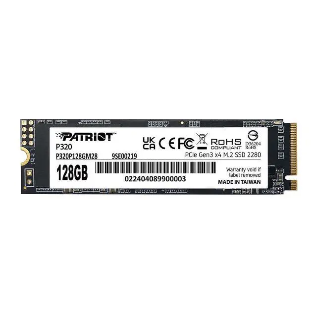 Alt view image 5 of 8 - P320 128GB Internal SSD - NVMe PCIe Gen 3x4 - M.2 2280 - Solid State Drive - P320P128GM28