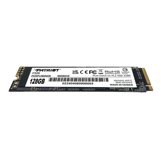 Alt view image 6 of 8 - P320 128GB Internal SSD - NVMe PCIe Gen 3x4 - M.2 2280 - Solid State Drive - P320P128GM28