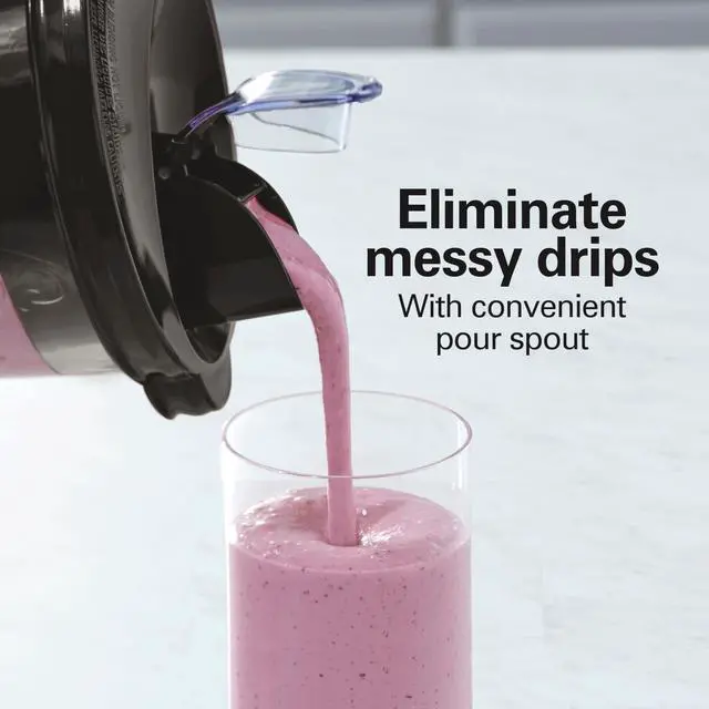 Alt view image 14 of 14 - Wave Crusher Blender For Smoothies With 40 Oz Glass Jar and 14 Functions, Ice Sabre Blades & 700 Watts for Consistently Smooth Results, Black + Stainless Steel (54221)